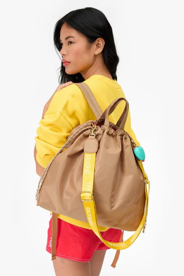 Clare V. Sac Tout Recycled Nylon Twill Backpack