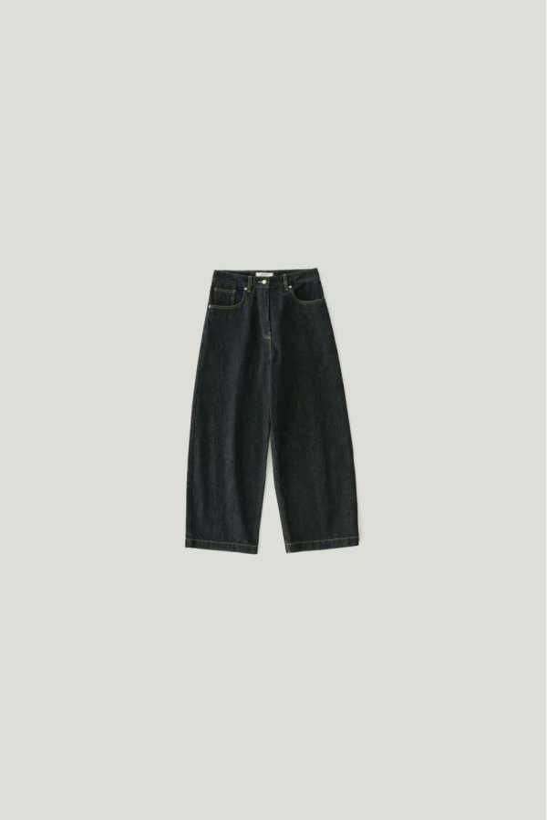 Studio Nicholson Neive Curved Leg Pant - Black