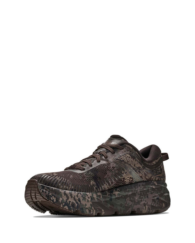 HOKA x BEAMS Bondi 7 Sneaker - Chestnut/Black Bean