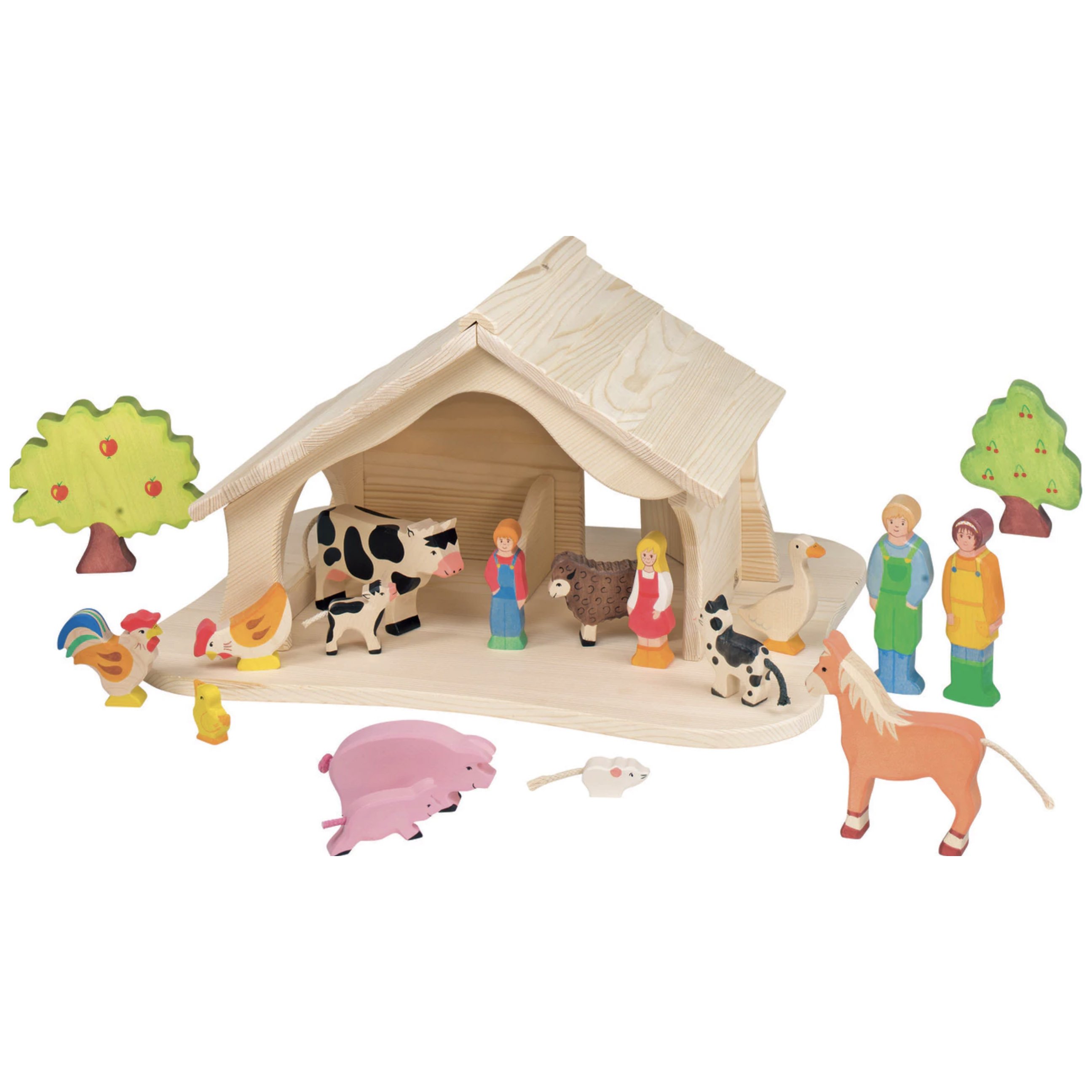 kids wooden barn