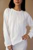 Le Bon Shoppe Heavy Cotton Raglan Tee - White Cotton - Thumbnail 1