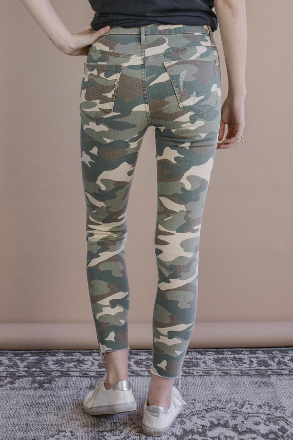 Mother best sale jeans camo