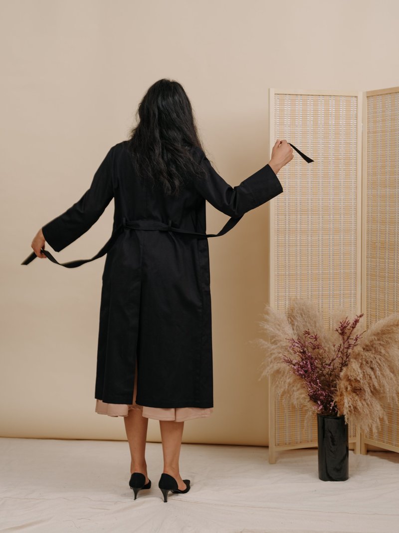 Wolcott : Takemoto New Norma Jacket - Black Cotton