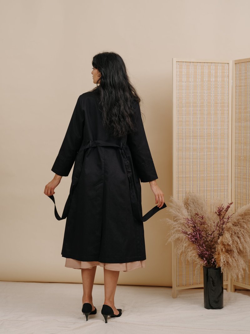 Wolcott : Takemoto New Norma Jacket - Black Cotton