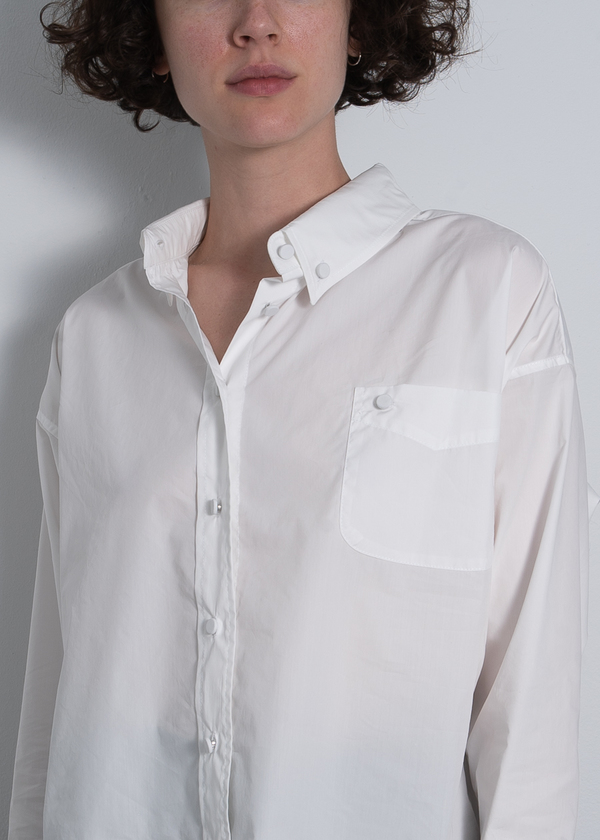 Suzanne Rae Button Up Blouse with Covered Buttons Suzanne Rae Button Up Blouse with Covered Buttons