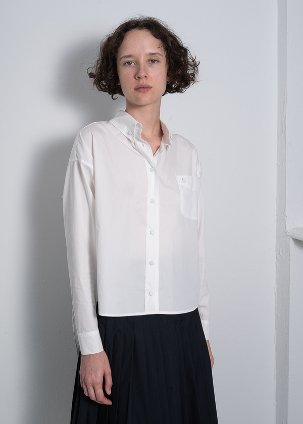 Suzanne Rae Button Up Blouse with Covered Buttons Suzanne Rae Button Up Blouse with Covered Buttons