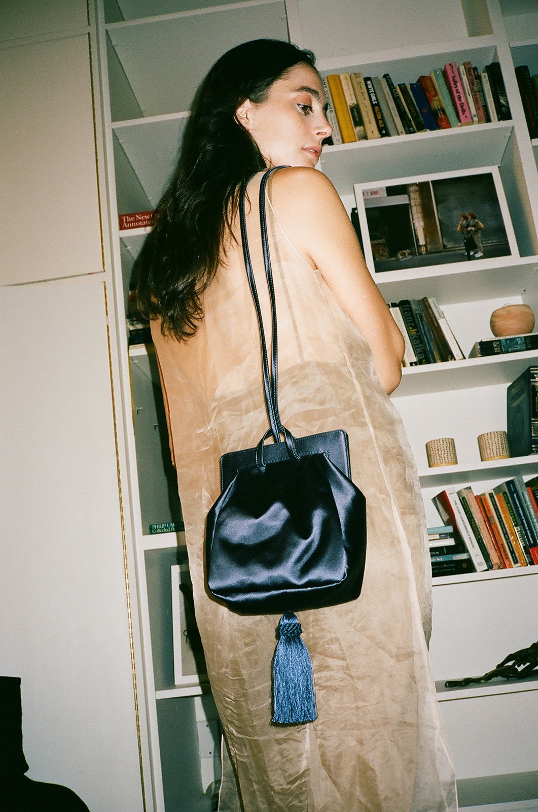 MARYAM NASSIR ZADEH ブラック巾着バッグ Designer Bags – Maryam Nassir Zadeh