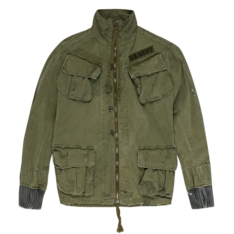 Greg Lauren Jungle Track Jacket Army