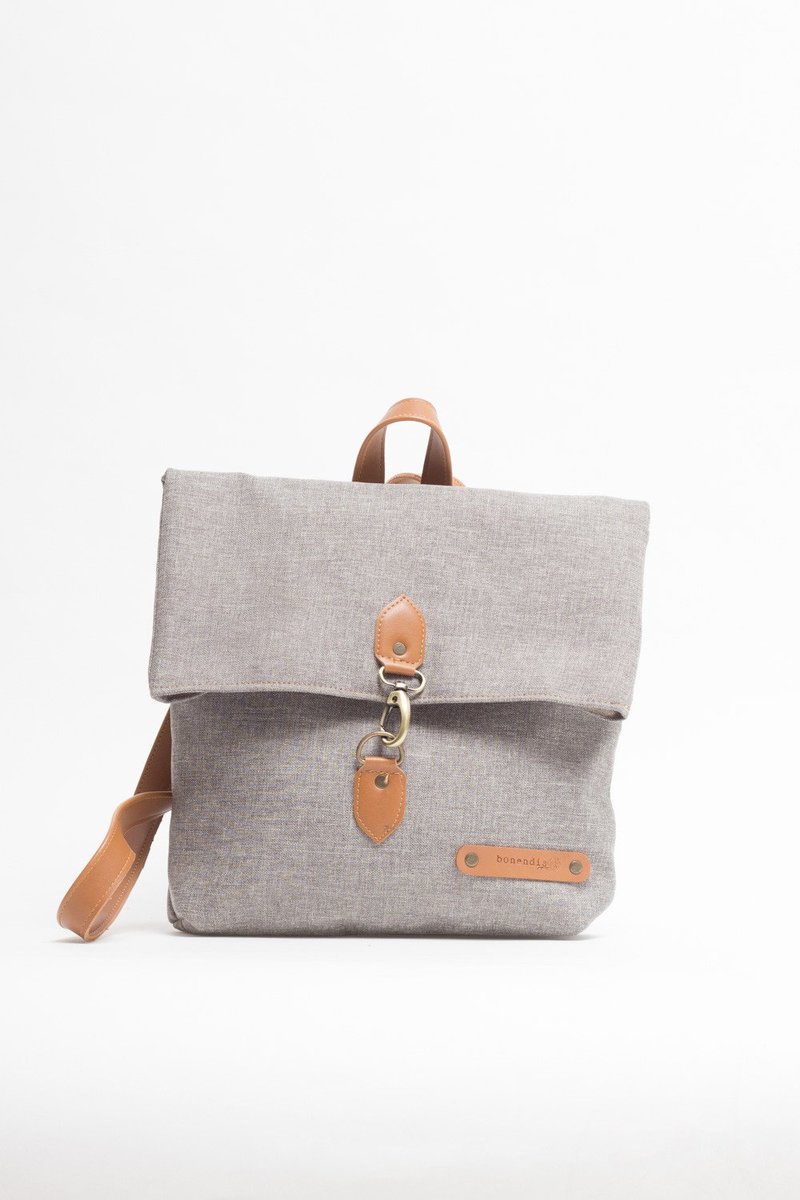 Bonendis LUCAS TINY BACKPACK - LIGHT GREY | Garmentory display picture 1