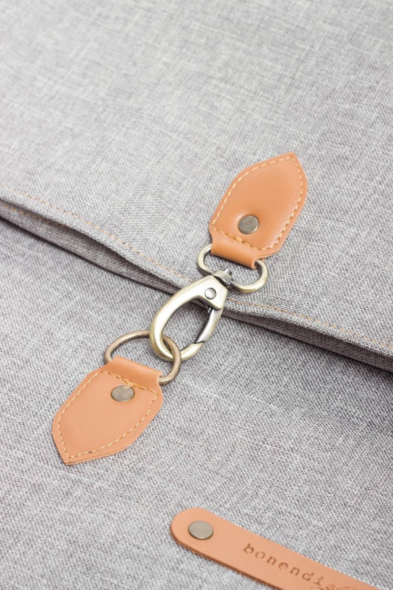 Bonendis LUCAS TINY BACKPACK - LIGHT GREY | Garmentory display picture 2