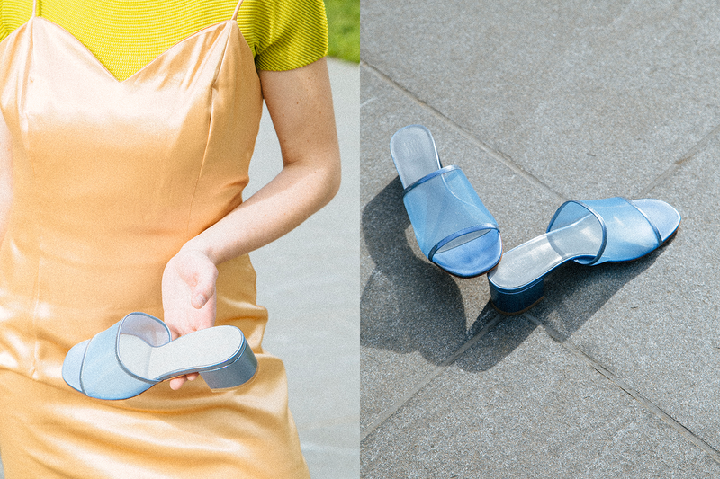 靴 MARYAM NASSIR ZADE SOPHIE MESH SLIDE Maryam Nassir Zadeh | Sophie Slide | Penny – One of a few