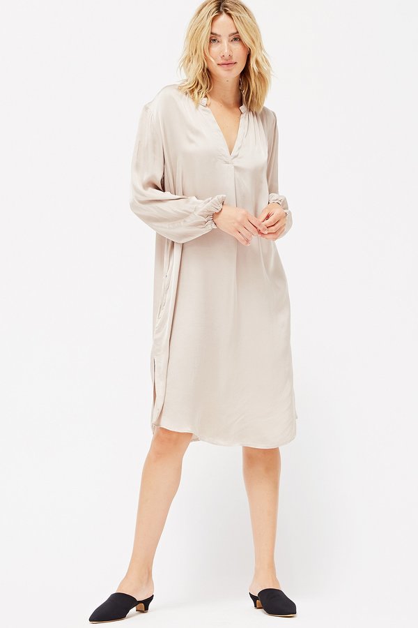 Lacausa Jasmine Dress - Oatmeal | Garmentory