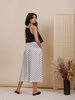 Wolcott : Takemoto Yayoi Pant - White Polka Dot Silk - Thumbnail 5