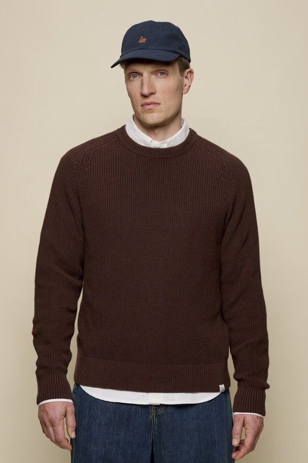 Merz b. Schwanen CC03 Sturdy Ribbed Cotton Sweater