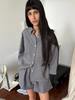 Deiji Studios Set Shorts - Indigo Check - Thumbnail 2