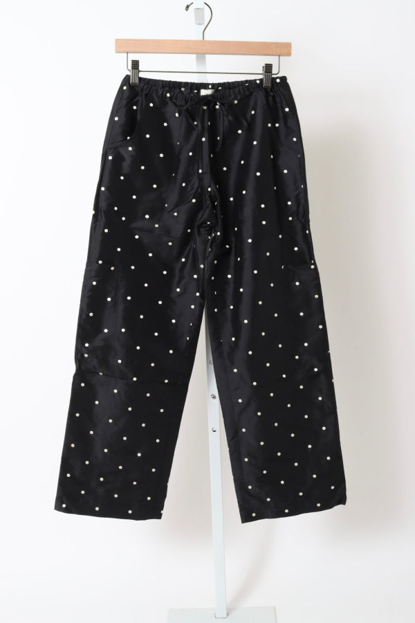 Donni. The Silk Taffeta Cargo Pant