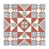Matty Miller Studio 100% Silk Heirloom Folk Quilt Pattern Scarf - Thumbnail 7