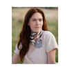Matty Miller Studio 100% Silk Heirloom Folk Quilt Pattern Scarf - Thumbnail 8