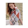 Matty Miller Studio 100% Silk Heirloom Folk Quilt Pattern Scarf - Thumbnail 9