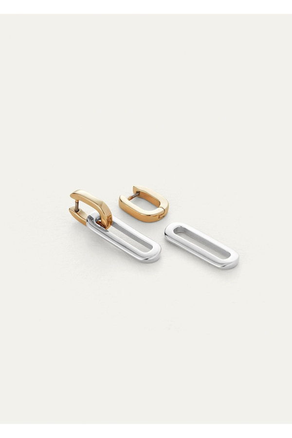 Jenny Bird Teeni Detachable Link Earring - Two-Tone