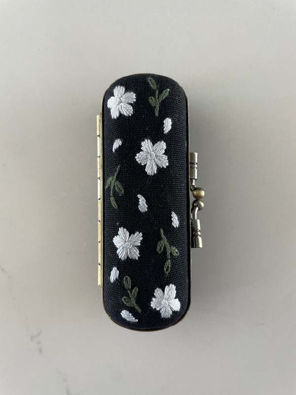 Quince Fables Quince Hand Embroidered Lipstick Case