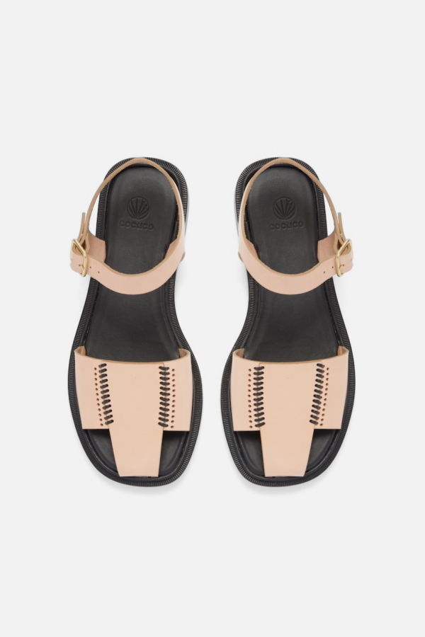 Coclico Roxy Fisherman Sandal - Natural Vacchetta