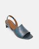 Coclico Time Heeled Sandal - Carbon Iridescent Leather - Thumbnail 2