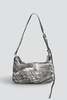 Marge Sherwood Printed Suede Outpocket Hobo Mini Bag - Thumbnail 2
