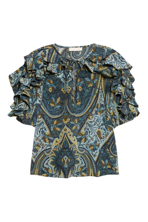 Ulla Johnson Josephine SS Silk Top