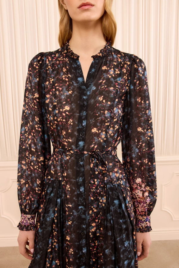Ulla Johnson Tessa LS Silk Dress
