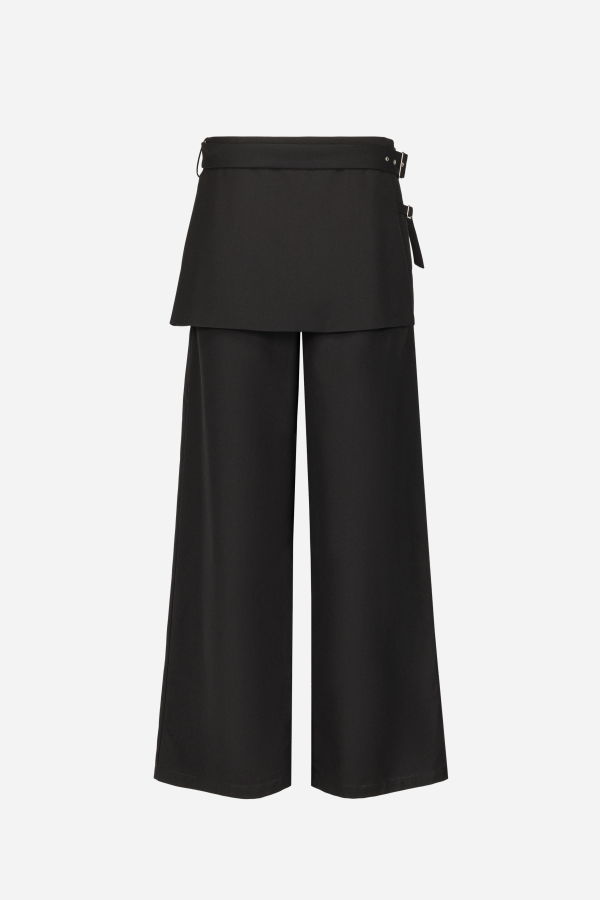 SAEMDI Lelia Layered Skirt Trousers