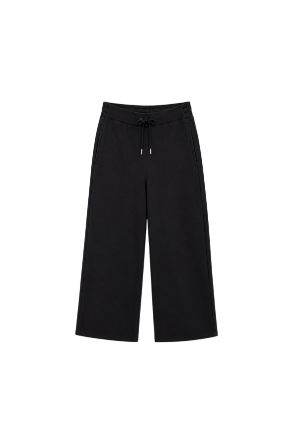 ELLIOTT LAUREN Wide Leg Lounge Pant - Black