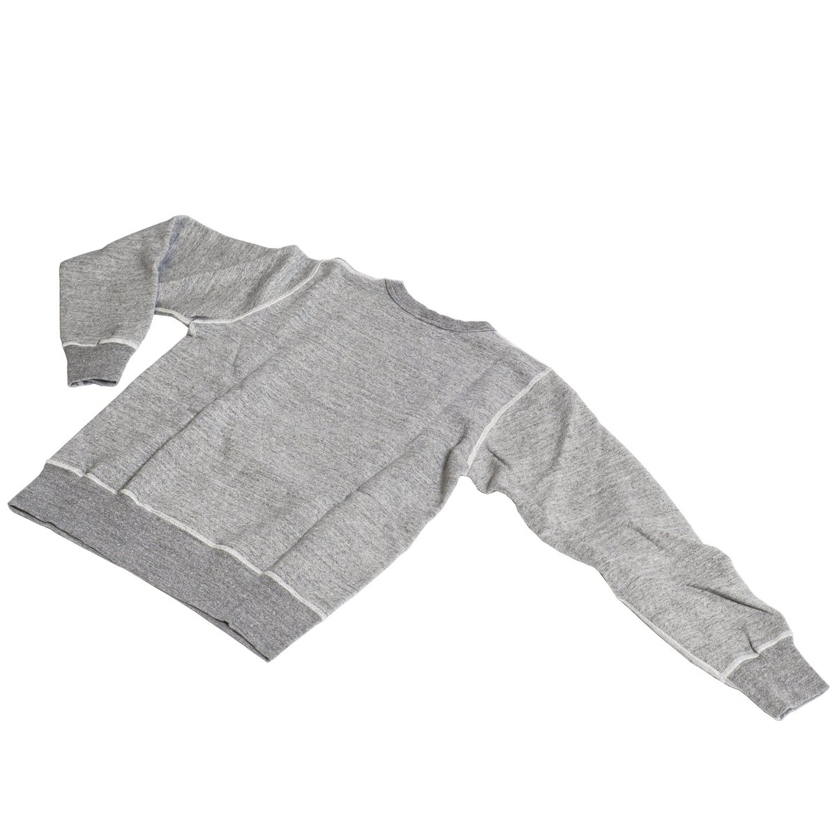 Buzz Rickson's Loopwheel Crewneck Sweatshirt - Heather Gray