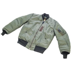 BUZZ RICKSON’S WILLIAM GIBSON MA-1 Down Buzz Rickson's x William Gibson Down Filled MA-1 Jacket - Sage