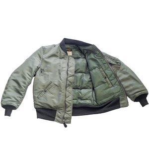 Buzz Rickson's x William Gibson Down Filled MA-1 Jacket - Sage
