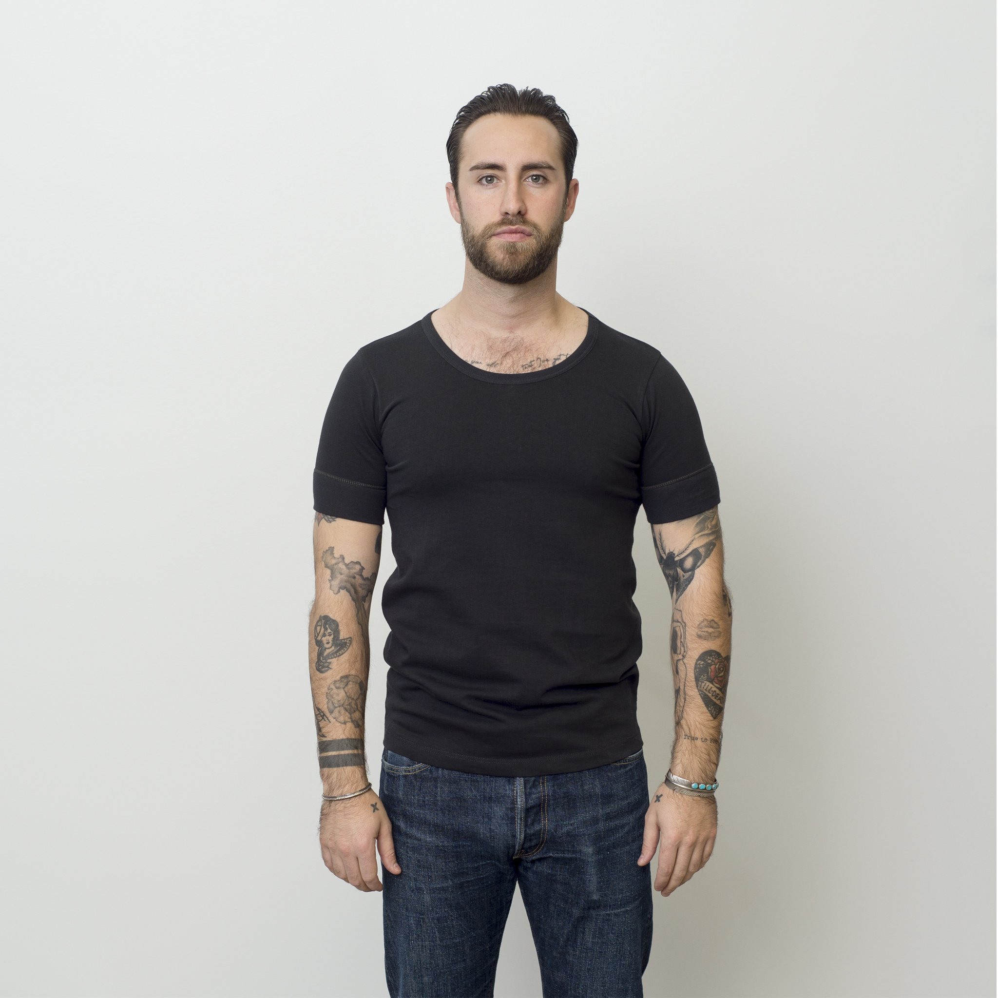 Merz B. Schwanen 213 Army Tee - Charcoal | Garmentory