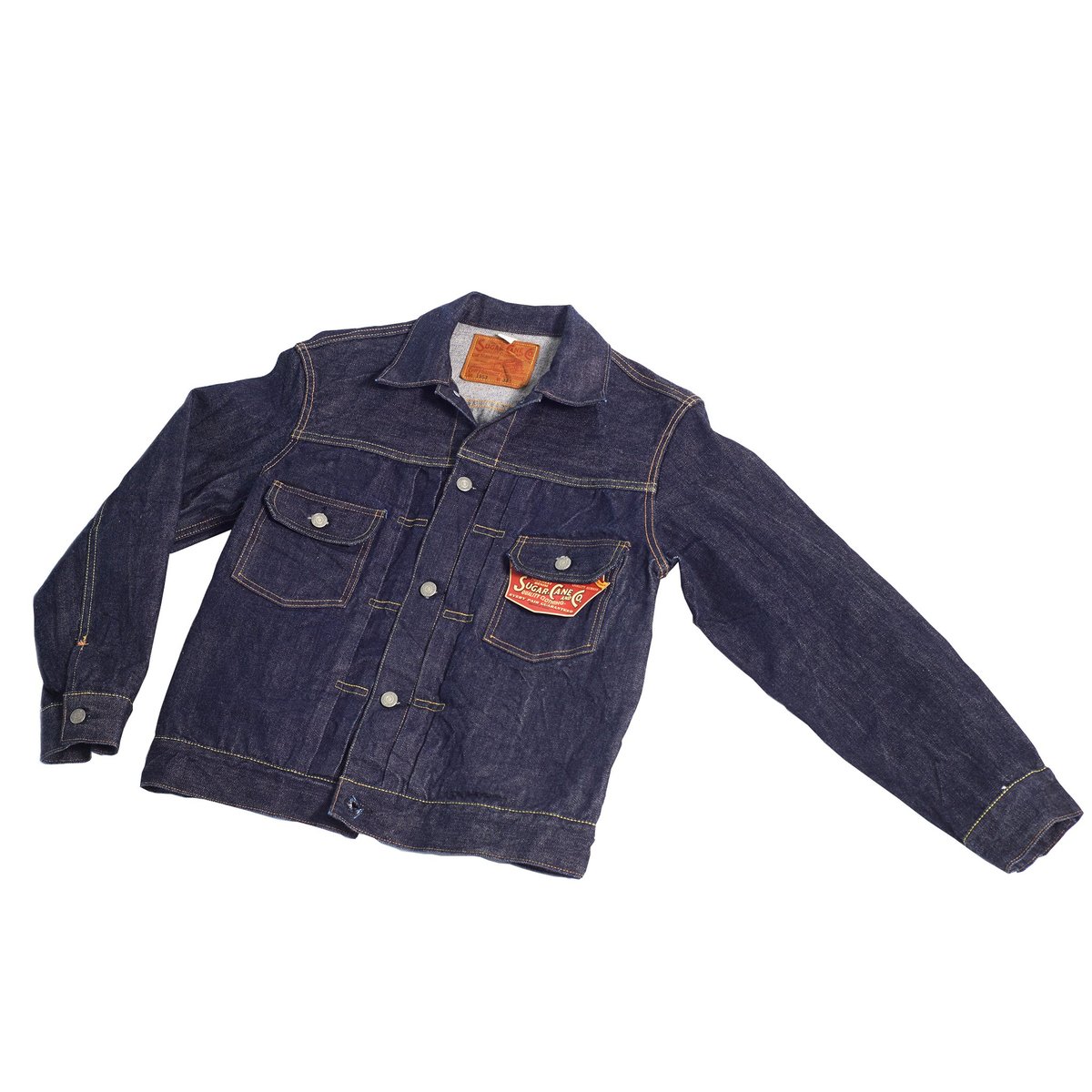 【濃紺　美品】SUGAR CANE DENIM JACKET 2ND TYPE Sugar Cane 14,25oz 1953 Type II Denim Jacket – Aged Model