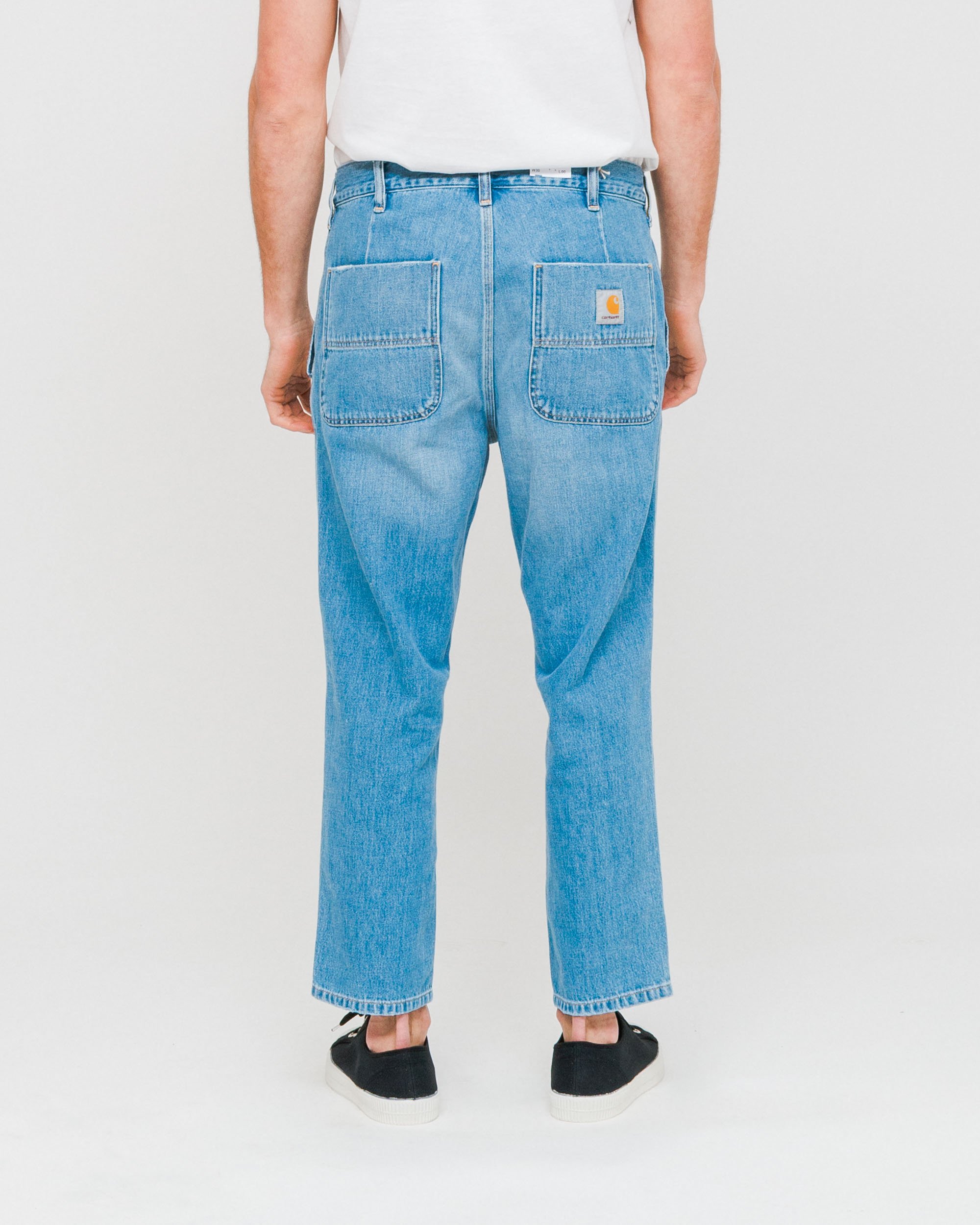Carhartt WIP Abbott Jeans Blue Prime Bleached Garmentory
