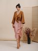Wolcott : Takemoto Shadow Skirt - Pink Silk - Thumbnail 4