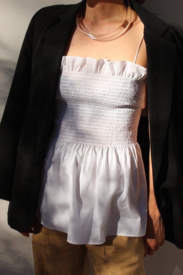 Shaina Mote Opal top - Bone Shaina Mote Opal top - Bone