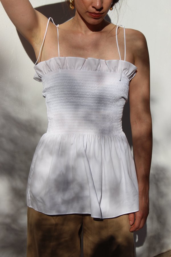 Shaina Mote Opal top - Bone Shaina Mote Opal top - Bone