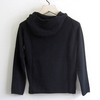 MJ Watson Cashmere Hoodie - Black - Thumbnail 4