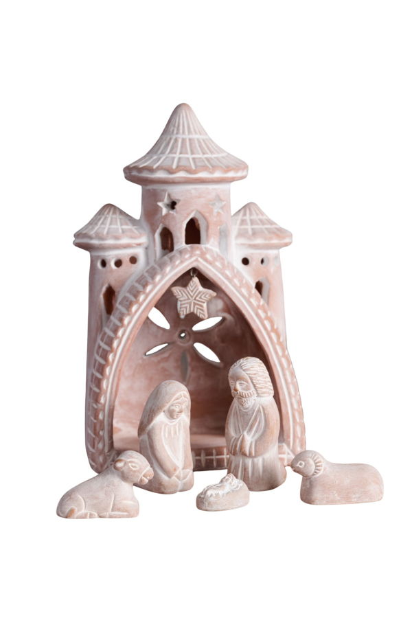 Ten Thousand Villages Mahal Terracotta Nativity Set