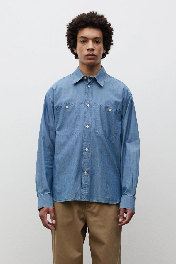 Norse Projects Falster Chambray Oversize Shirt