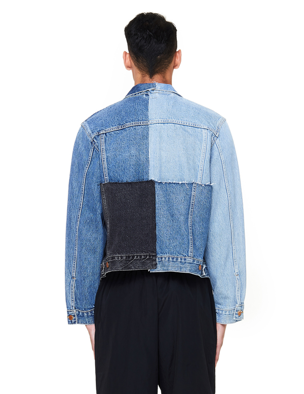 levi's patchwork denim jacket