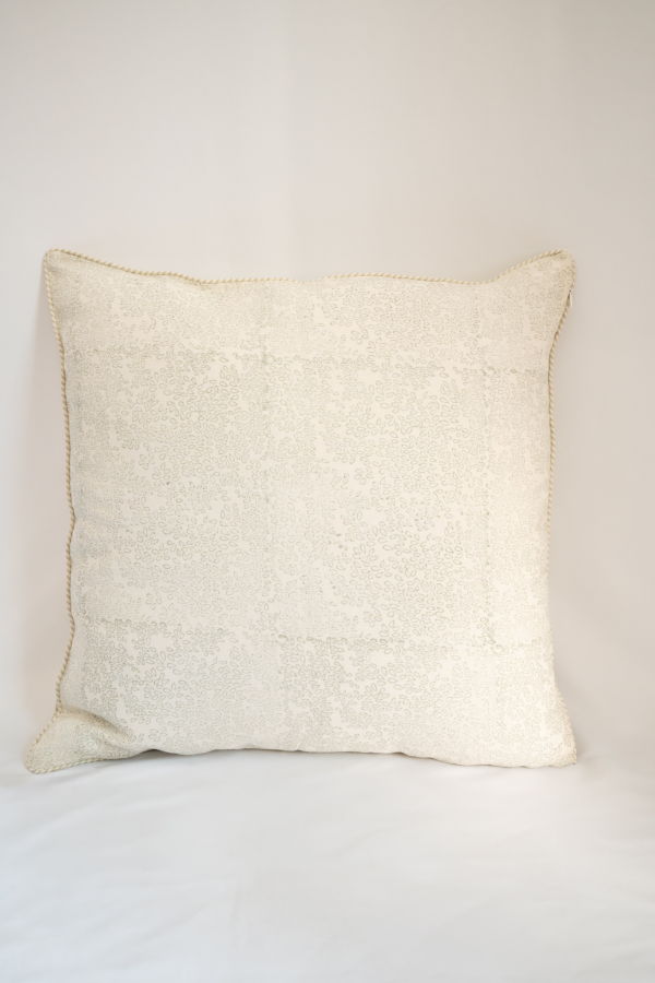 A RIVER Rain Drop Hand Block Printed Pillow Cover