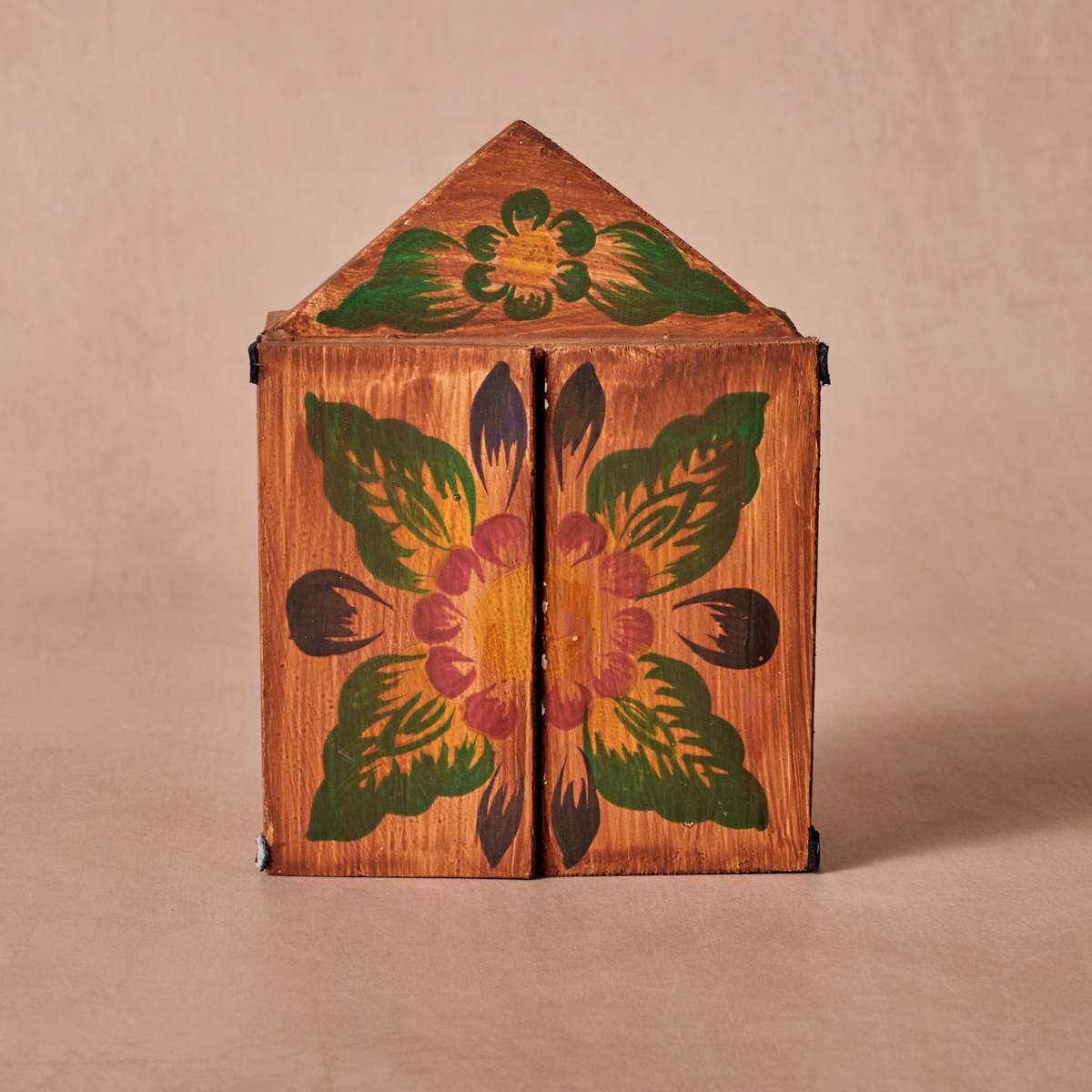 Ten Thousand Villages Regal Retablo Nativity Scene - Jewel Tones - Image 4 of 7