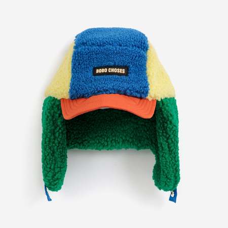 KIDS Bobo Choses Color Block Winter Cap - Multicolor | Garmentory