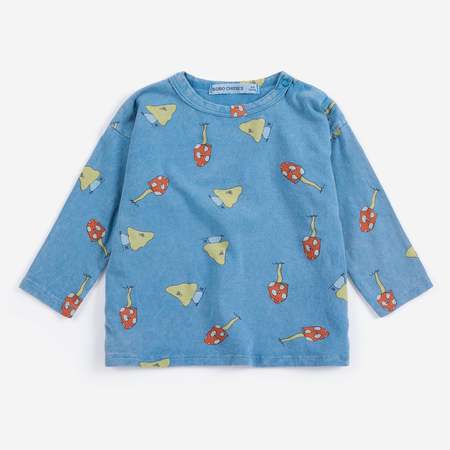 Kids Main Story Waffle Tee - Plum Kitten | Garmentory