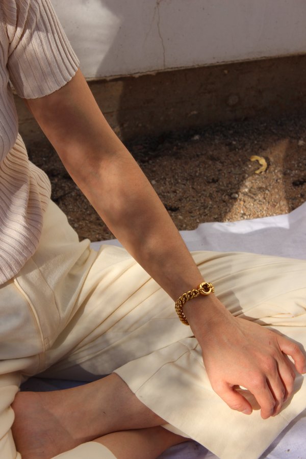 Laura Lombardi presa bracelet - brass | Garmentory Laura Lombardi presa bracelet - brass | Garmentory